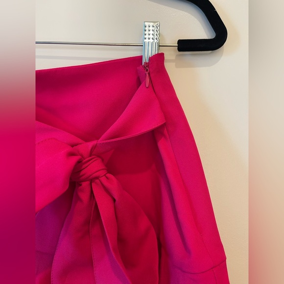 ZARA Hot Pink Bow Mini Skort - Picture 3 of 4